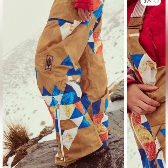 NWT FP Movement Care FP Printed On The Ascend Ski Pants, Delta Geo, Size XS - Picture 2 of 13